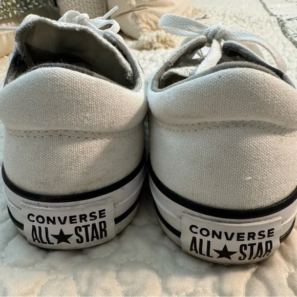 Converse All Star White Canvas Sneakers - Picture 6 of 8